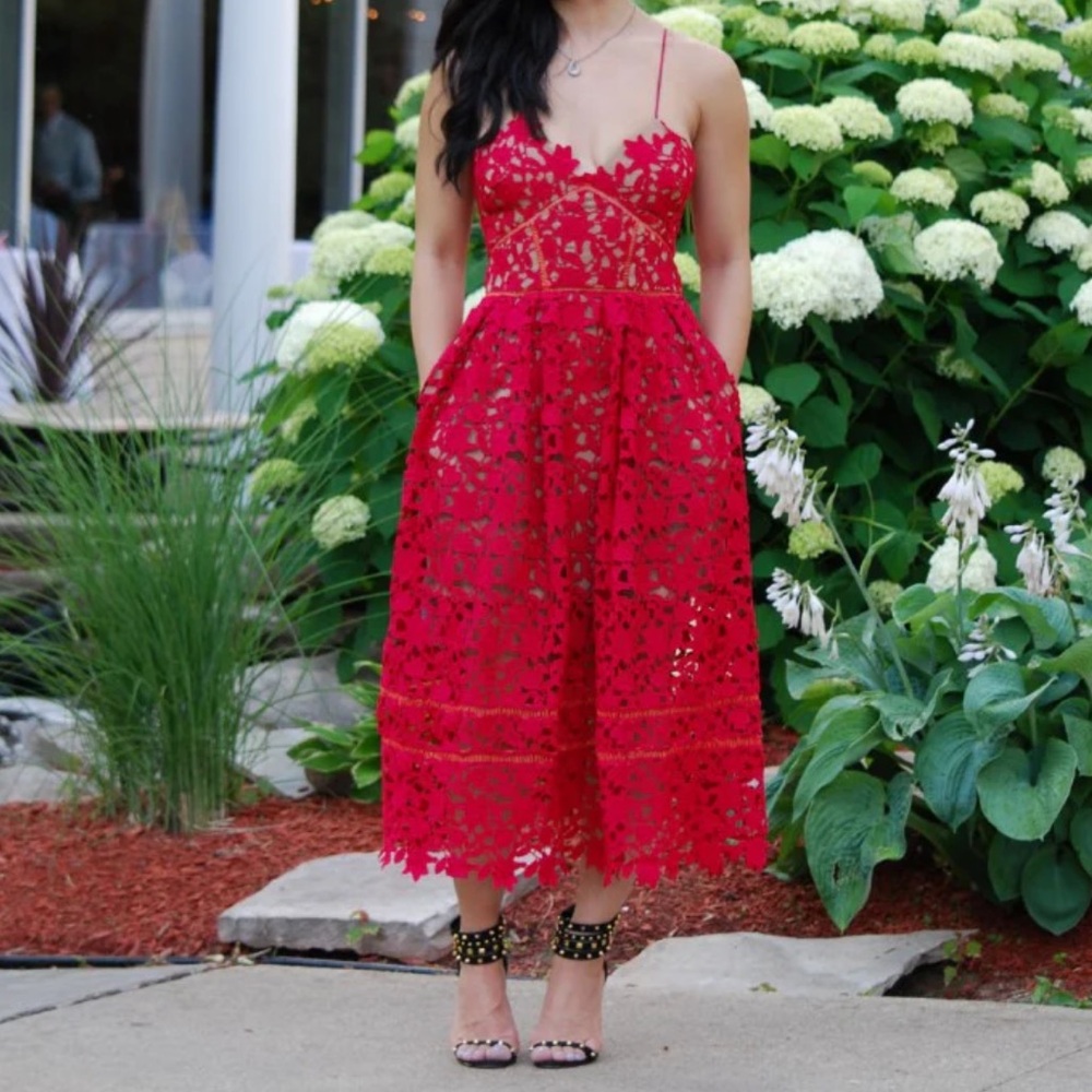 Beautiful red dress